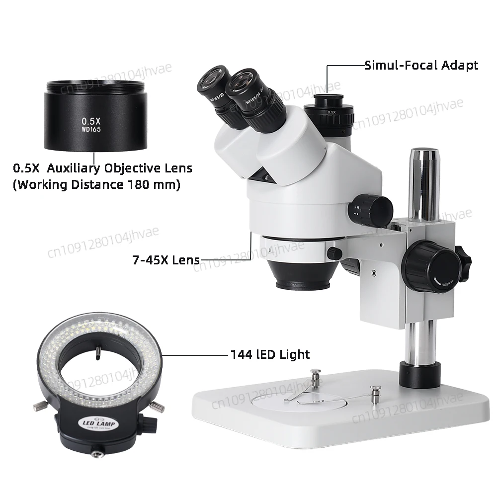 2025 NEUES echtes Foto 3,5X-45 – Trinocular Stereo Microscope 7X-45X Bewertung und Preis