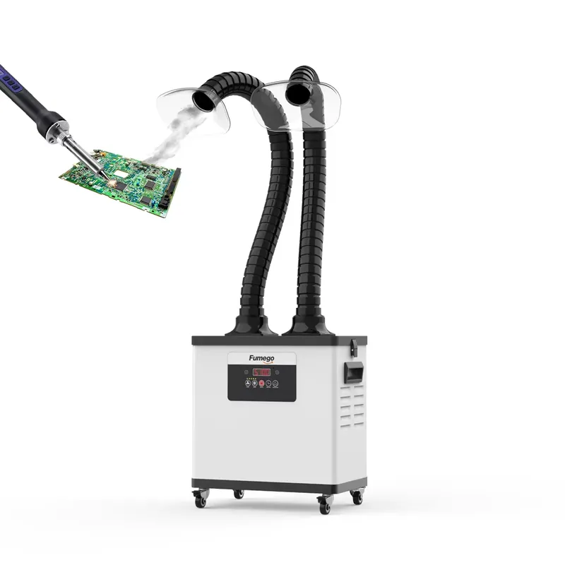 DX1002 Doppelarmiger 200W Rauc – Fume Extractor Soldering Dual Arm Bewertung und Preis